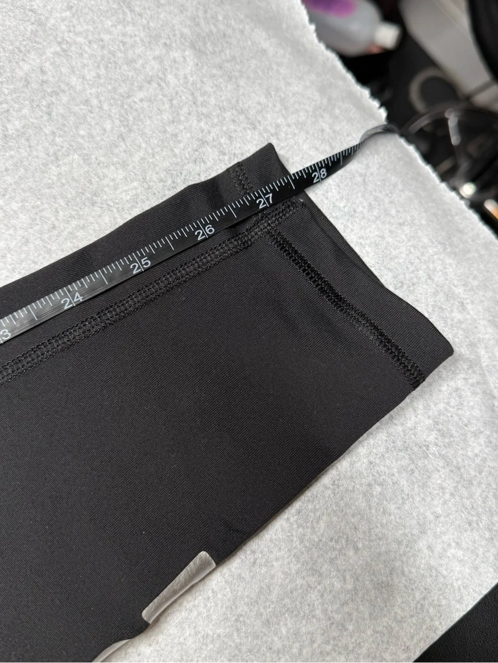 Victoria's Secret Black Leggings with Silver Victoria Sport Logo
